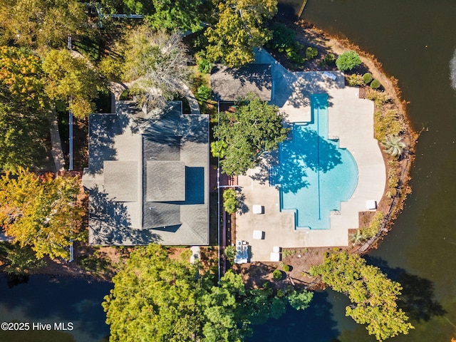 9154 Village Lake Dr SW, Calabash, NC 28467 - drone / aerial view of a pool area