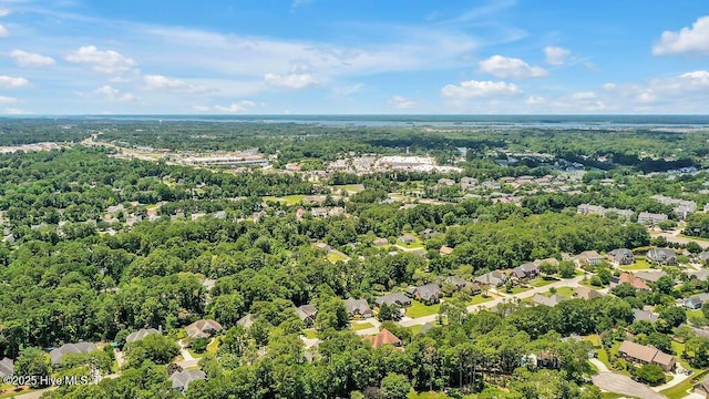 4725 Wedgefield Dr, Wilmington, NC 28409 - aerial perspective of suburban area with a forest
