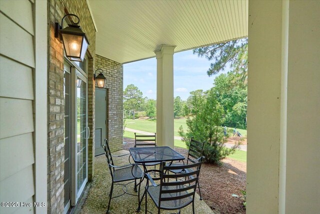240 Cochrane Castle Cir Unit F, Pinehurst, NC 28374 - view of covered porch