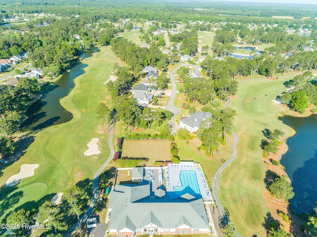 330 S Middleton Dr NW Unit 1009, Calabash, NC 28467 - bird's eye view of a large body of water and a local golf course