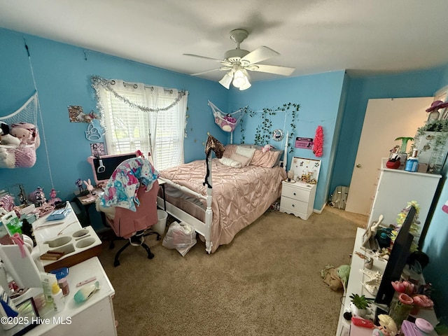 2834 Lancaster Rd NW, Wilson, NC 27896 - carpeted bedroom with ceiling fan