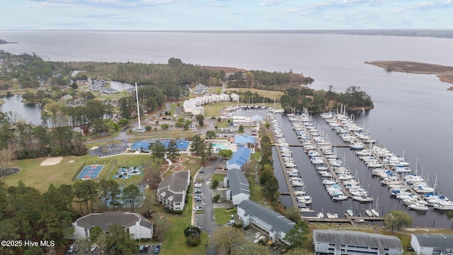 6227 Harbourside Dr, New Bern, NC 28560 - view of property location featuring a large body of water and a marina
