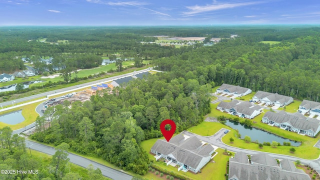 6468 Merceron St SW, Ocean Isle Beach, NC 28469 - aerial view of residential area with a nearby body of water
