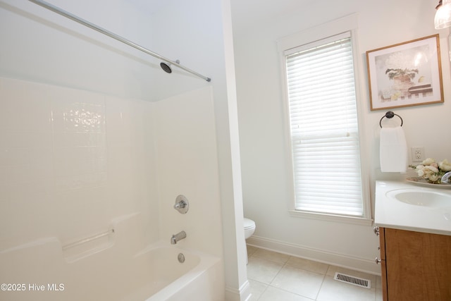 2 Tyler Way, Pinehurst, NC 28374 - full bathroom featuring vanity, tile patterned flooring, and shower / bathtub combination