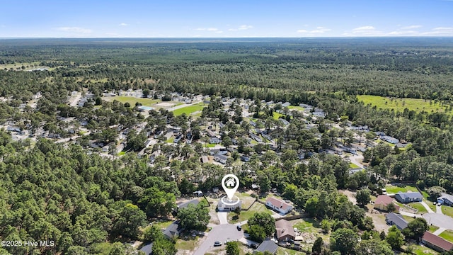 608 Calabash Dr, Hubert, NC 28539 - view of property location with a heavily wooded area and nearby suburban area