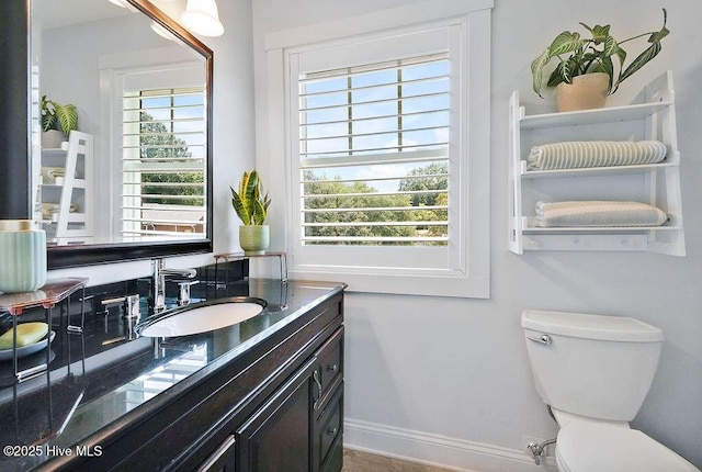 311 Lennox Pl, Wilmington, NC 28412 - half bathroom featuring vanity and toilet