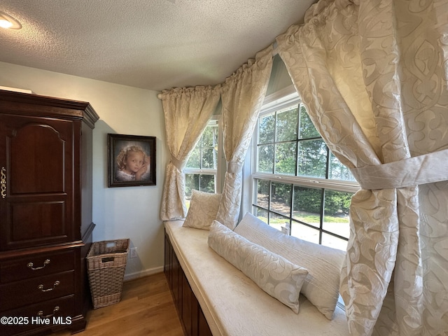 2270 Bella Coola Rd, Lake Waccamaw, NC 28450 - sitting room featuring light wood-style flooring and a textured ceiling