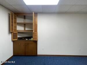 102 W Eden St, Edenton, NC 27932 - empty room featuring a drop ceiling