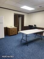 102 W Eden St, Edenton, NC 27932 - carpeted home office with a drop ceiling