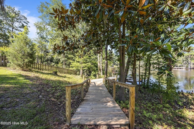 604 W Wilson Creek Dr, Trent Woods, NC 28562 - view of home's community with a water view