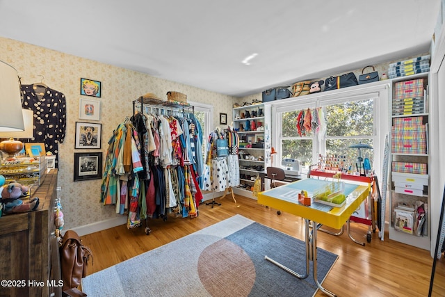 604 W Wilson Creek Dr, Trent Woods, NC 28562 - spacious closet featuring wood finished floors