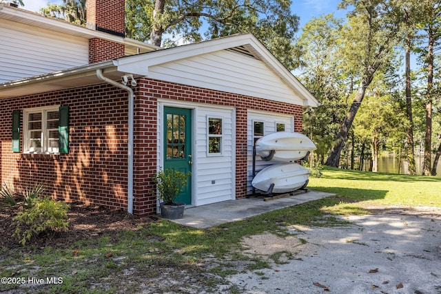 604 W Wilson Creek Dr, Trent Woods, NC 28562 - view of garage