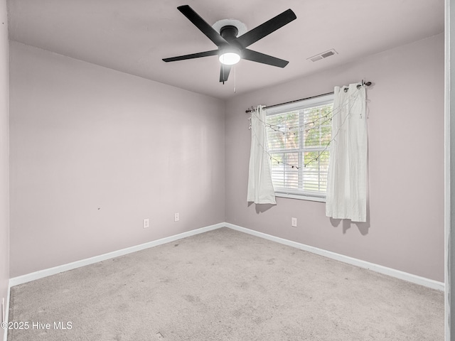 165 Parnell Rd, Hubert, NC 28539 - carpeted empty room featuring baseboards and a ceiling fan