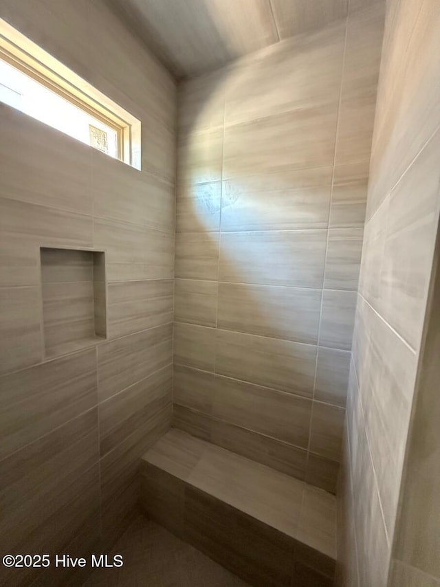 453 Motts Forest Rd Unit 70, Wilmington, NC 28412 - full bathroom featuring a relaxing sauna and tiled shower