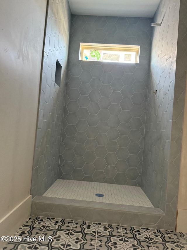 453 Motts Forest Rd Unit 70, Wilmington, NC 28412 - full bathroom with tiled shower and tile patterned floors