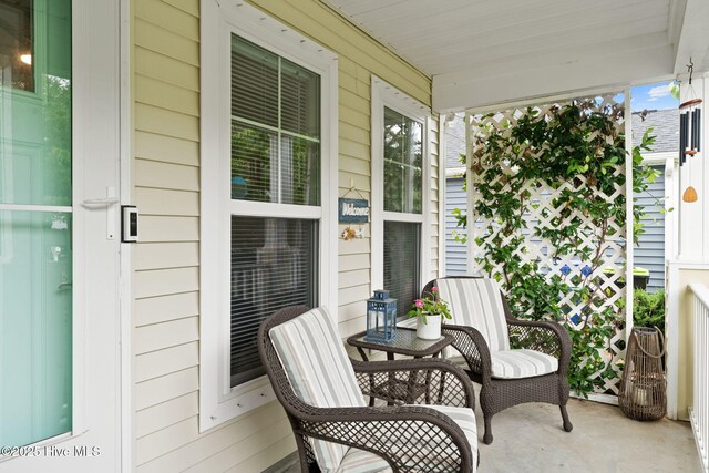 126 NW 14th St, Oak Island, NC 28465 - view of covered porch