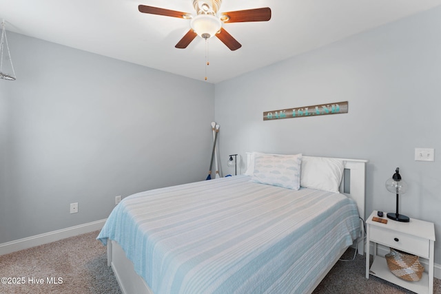 126 NW 14th St, Oak Island, NC 28465 - bedroom featuring carpet and a ceiling fan