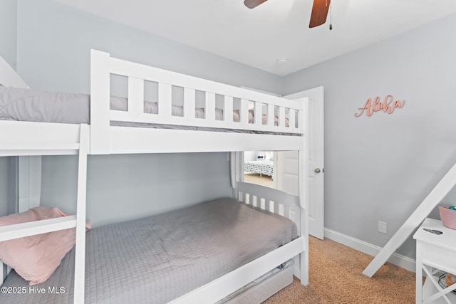126 NW 14th St, Oak Island, NC 28465 - unfurnished bedroom with carpet flooring and a ceiling fan