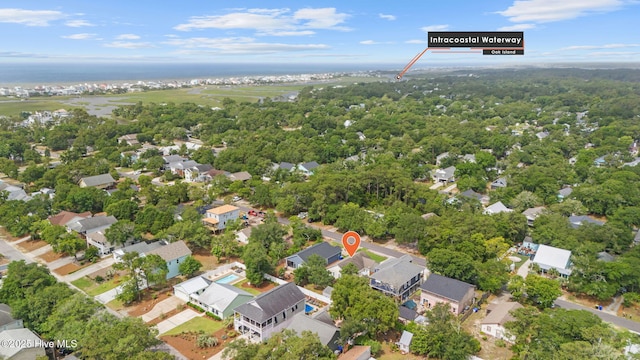 126 NW 14th St, Oak Island, NC 28465 - aerial perspective of suburban area