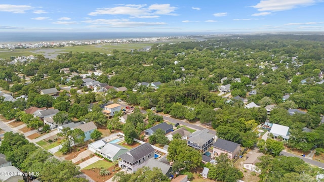 126 NW 14th St, Oak Island, NC 28465 - aerial overview of property's location with nearby suburban area