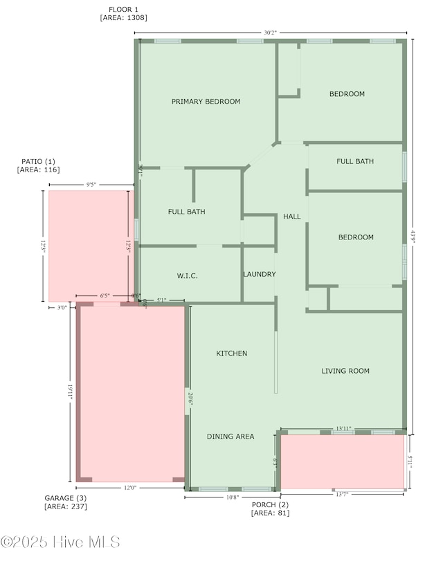 126 NW 14th St, Oak Island, NC 28465 - view of room layout
