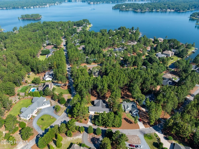183 Baker Cir W, End, NC 27376 - drone / aerial view of a nearby body of water
