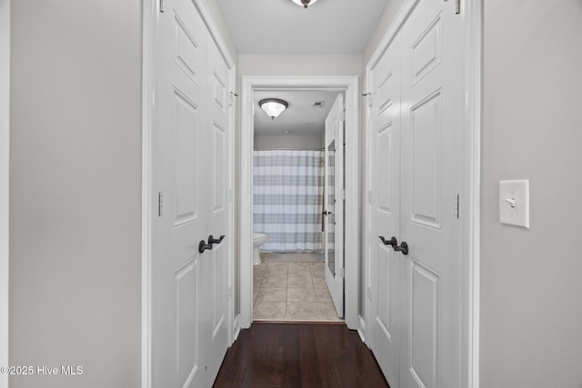 219 Sky Sail Blvd, New Bern, NC 28560 - hallway with dark wood-style flooring