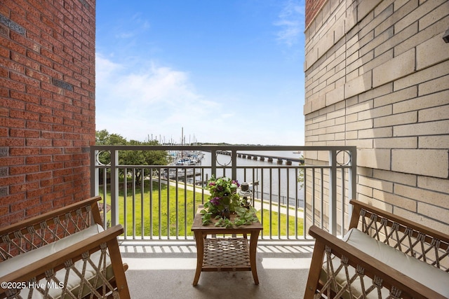 219 Sky Sail Blvd, New Bern, NC 28560 - balcony featuring a water view