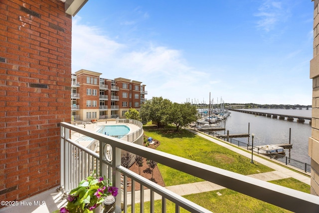 219 Sky Sail Blvd, New Bern, NC 28560 - balcony with a water view