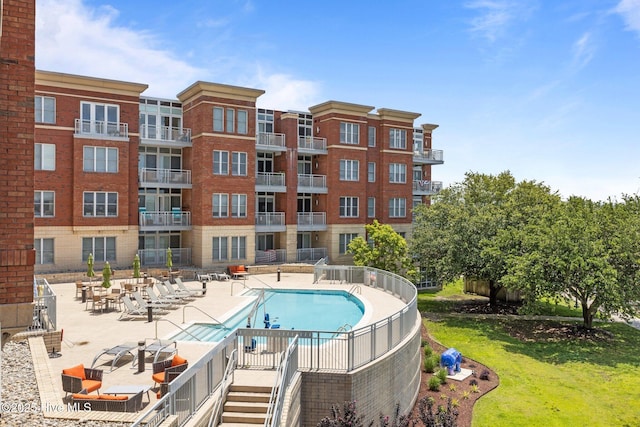 219 Sky Sail Blvd, New Bern, NC 28560 - community pool featuring a patio area