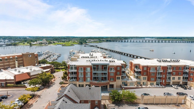 219 Sky Sail Blvd, New Bern, NC 28560 - bird's eye view of a large body of water and a notable bridge