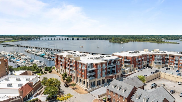 219 Sky Sail Blvd, New Bern, NC 28560 - aerial view of a large body of water and a notable bridge