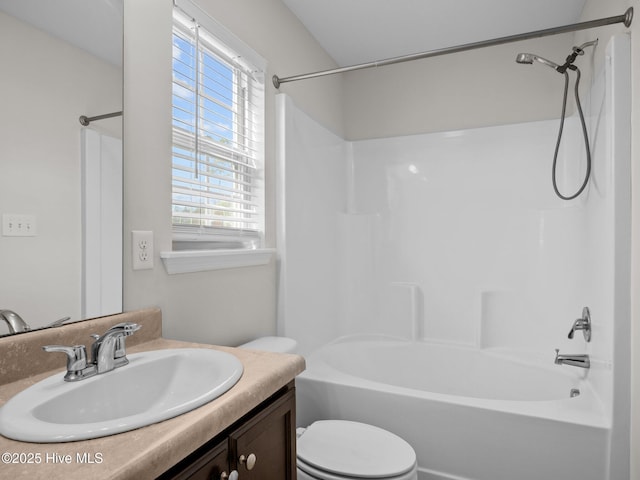 404 Bristol Ln, Hubert, NC 28539 - bathroom with vanity and shower / washtub combination