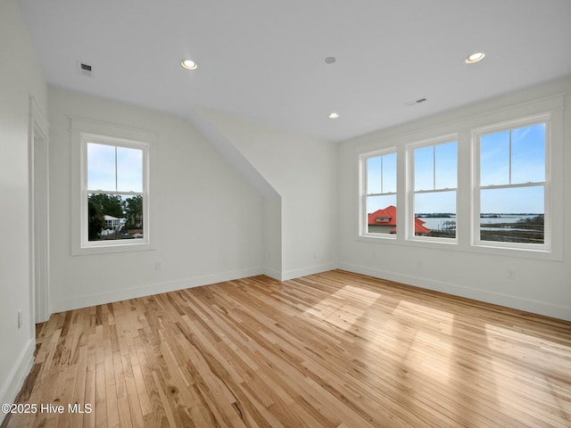 202 Topsail Watch Dr, Hampstead, NC 28443 - additional living space with light wood-style flooring and recessed lighting