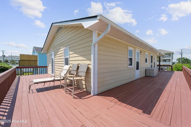 9010 W 9th St, Surf City, NC 28445 - view of wooden terrace