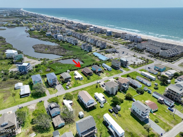 9010 W 9th St, Surf City, NC 28445 - aerial view of residential area featuring a nearby body of water
