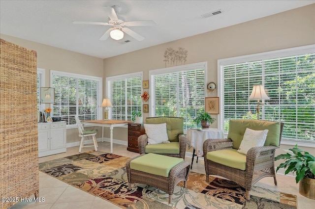 1 Pine Crest Dr, Whispering Pines, NC 28327 - sunroom / solarium featuring tile patterned floors