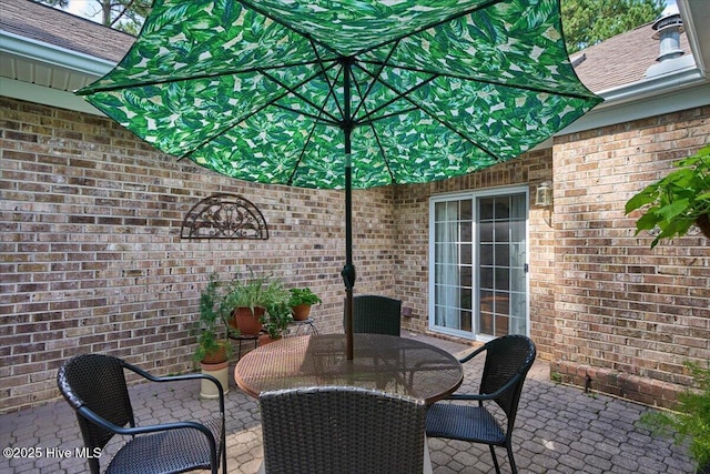 1 Pine Crest Dr, Whispering Pines, NC 28327 - view of patio with outdoor dining space