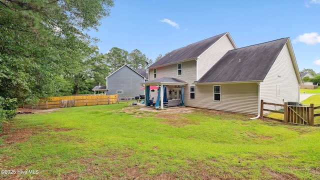 75 Bynum Ct, Vass, NC 28394 - rear view of property with a gazebo