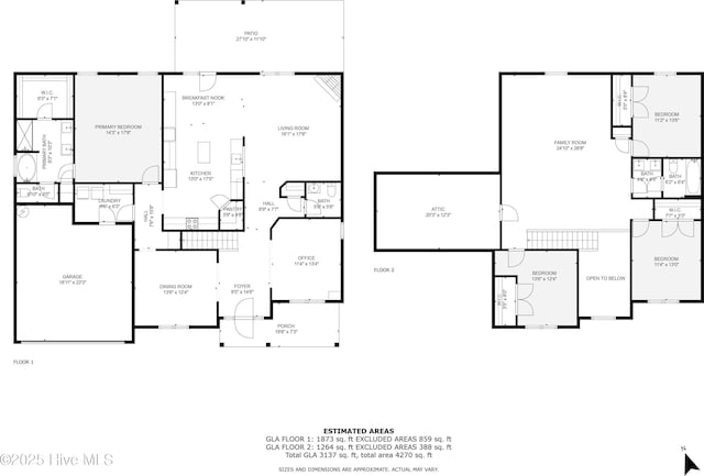 75 Bynum Ct, Vass, NC 28394 - view of property floor plan