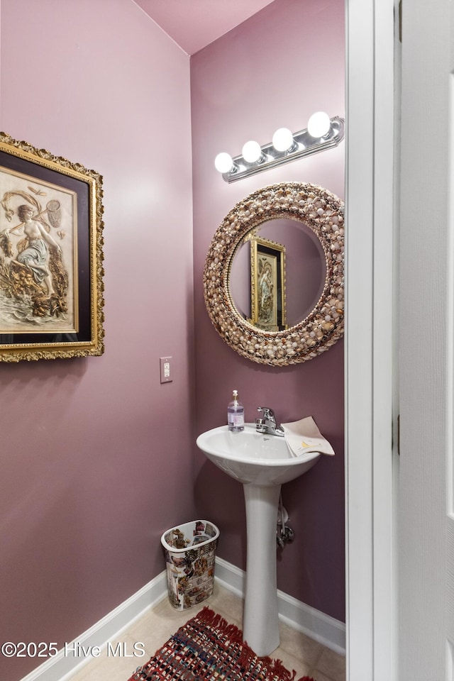 1178 Eastwood Landing Way, Sunset Beach, NC 28468 - bathroom with tile patterned floors and baseboards
