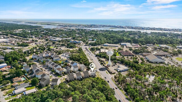 701 Elton Ave Unit 1, Carolina Beach, NC 28428 - view of property location with a large body of water and nearby suburban area