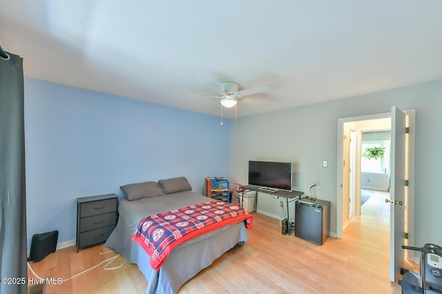 875 Martin Luther King Jr Blvd Apt 7, Chapel Hill, NC 27514 - bedroom featuring wood finished floors and a ceiling fan