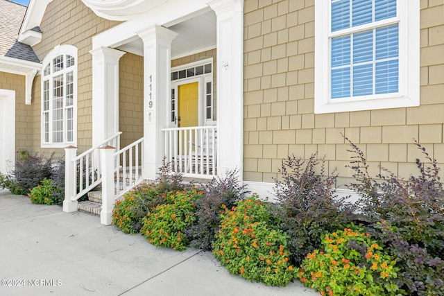 1119 Sea Bourne Way, Sunset Beach, NC 28468 - property entrance with covered porch