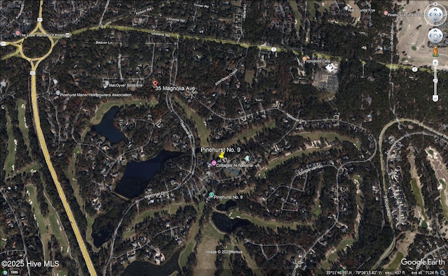 35 Magnolia Ave, Pinehurst, NC 28374 - aerial overview of property's location