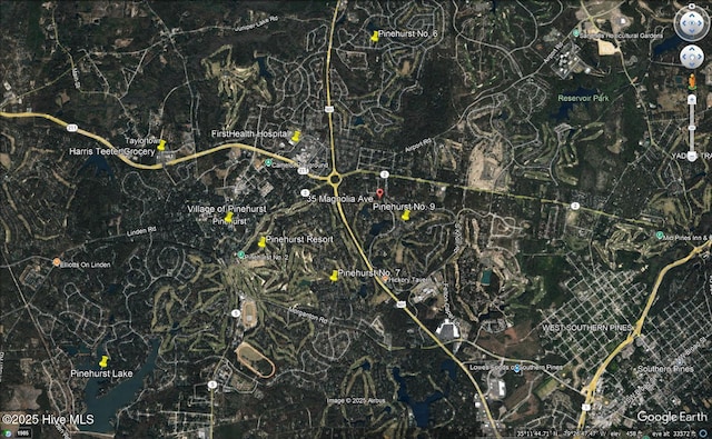 35 Magnolia Ave, Pinehurst, NC 28374 - aerial overview of property's location