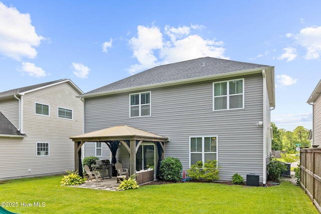 3243 Kellerton Pl, Wilmington, NC 28409 - back of house featuring a gazebo and a patio area