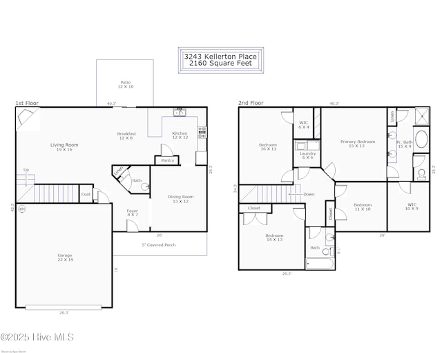 3243 Kellerton Pl, Wilmington, NC 28409 - view of room layout