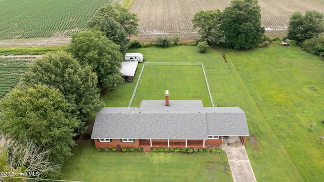 304 N Main St, Colerain, NC 27924 - aerial view of sparsely populated area with large plots for crops