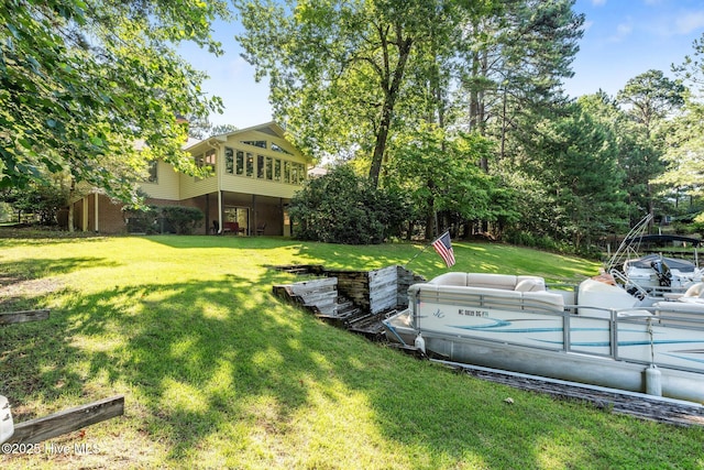 115 Baker Cir W, End, NC 27376 - view of grassy yard